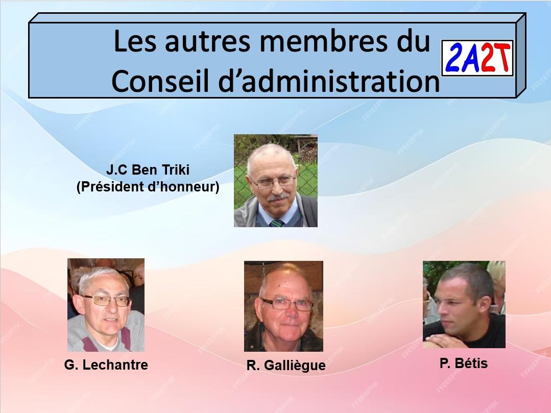 Autres membres du conseil d administration 2a2t pour 2025 2026